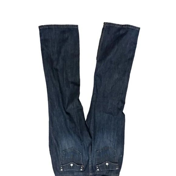 Levi's‎ 526 Womens Stretch Mid Rise Slender Boot Cut Denim Jeans Blue Size 8 - Picture 5 of 7